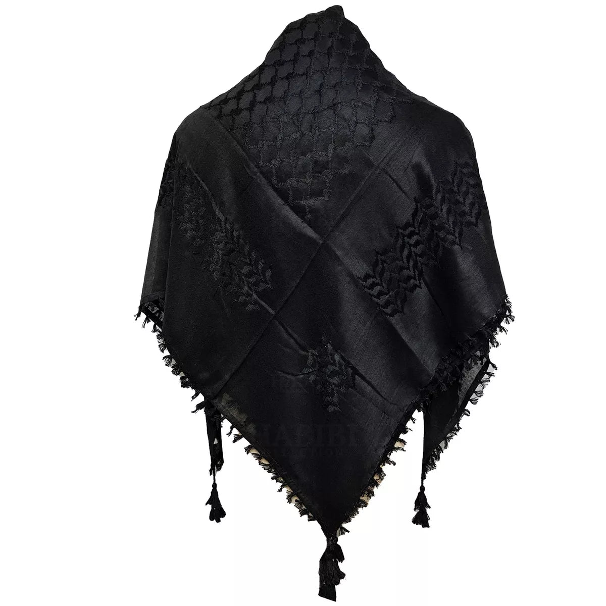 Palestinian Keffiyeh Black Arab Scarf