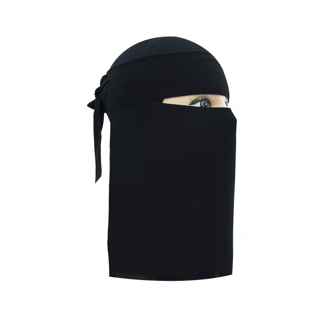 Single Layer Tie Back Niqab